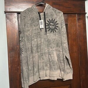 Torrid Moon Zip Hoodie NWT
